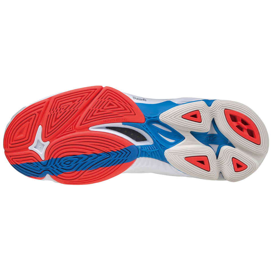 Mizuno Wave Lightning Z6Mid White/IRed/FrenchBlue